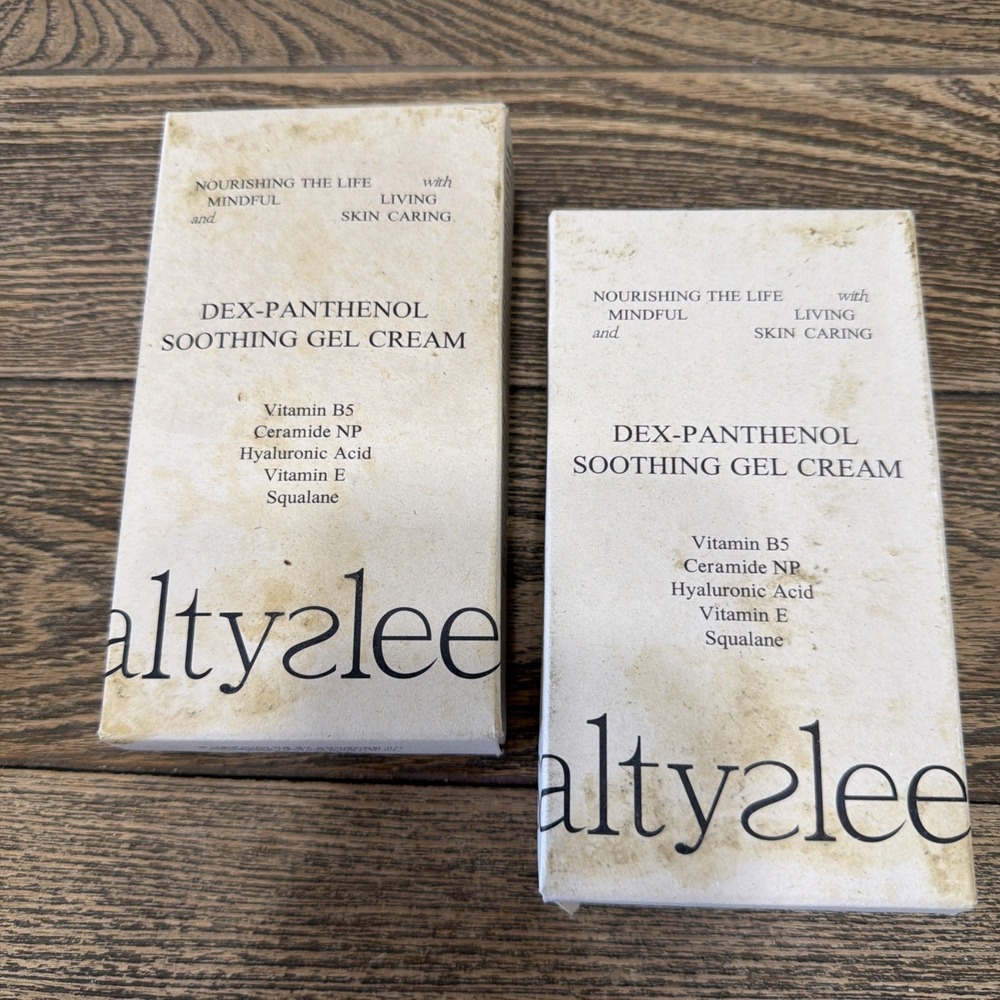 2X Saltysleep Dex-Panthenol Soothing Gel Cream (3.38 Oz X 2) K-Beauty EXP 2/2027